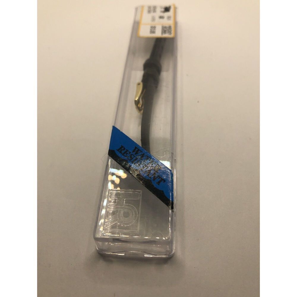 Hadley Roma Watch Band Replacement 2 piece Black Calfskin LS702 In Box PY13